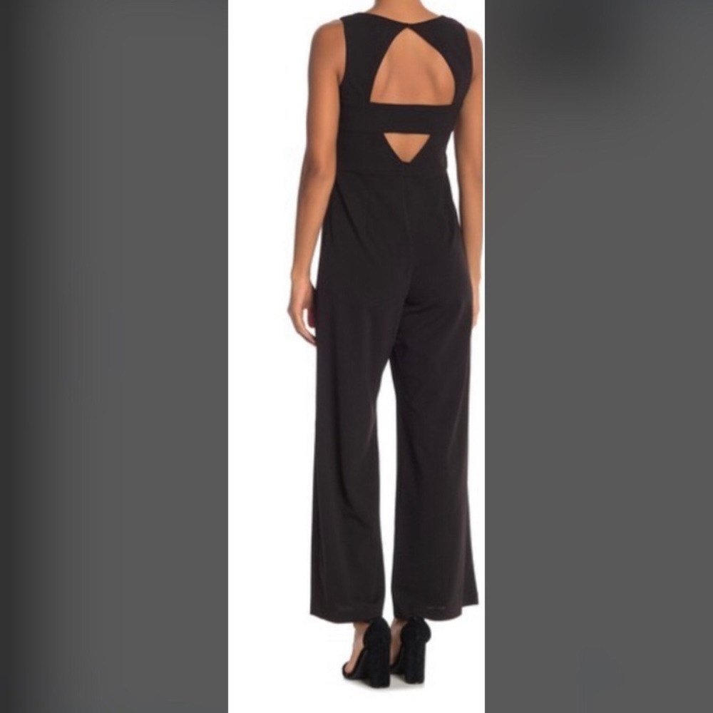 MARINA Y2K, Minimalist Feminine, Sexy Navy Blue Jumpsuit, NWT Sz 14 - Picture 3 of 17